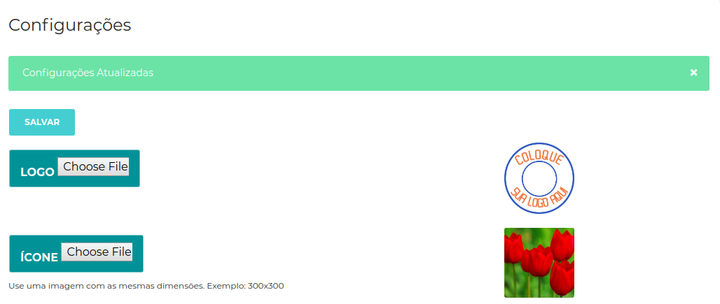 Um retângulo verde com a mensagem Adicionada em branco